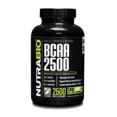 NutraBio BCAA 5000 high strength supplement
