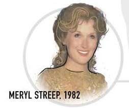 Meryl Streep short hair 80s