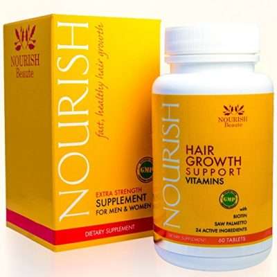 Nourish hair growth support vitamins